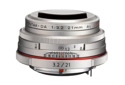 Pentax 21420 Single Focus Lens HD DA21/3.2AL LTD WC Lens Mount Pentax KSilver - Image 1 of 3