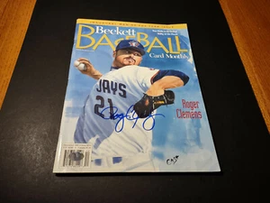 Roger Clemens Signed dec 1997 Beckett Baseball Monthly W-Certification - Picture 1 of 9