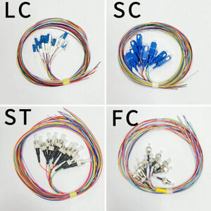 12 Fiber FC ST SC LC UPC SingleMode Bunch Fiber Optic Pigtail SM Optical Pigtail