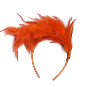 Women's 20s 50s Feather Fascinator Headband Hairband Hat Tea Party Cocktail W... - Picture 1 of 6
