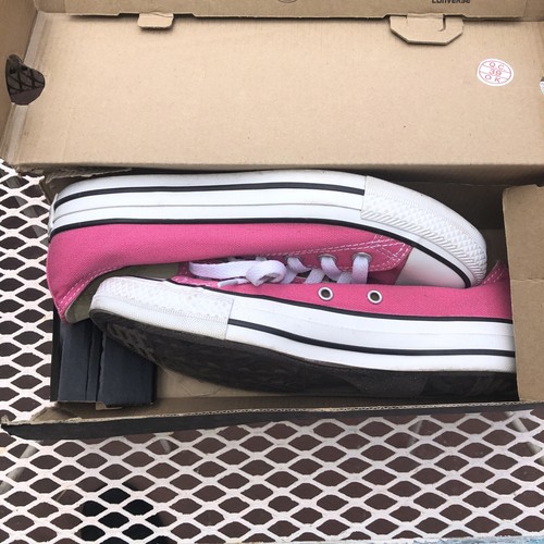 Rosa Converse Chuck Taylor rosa uomo 5 donna 7 nuove con scatola testa di pesce skate rosa