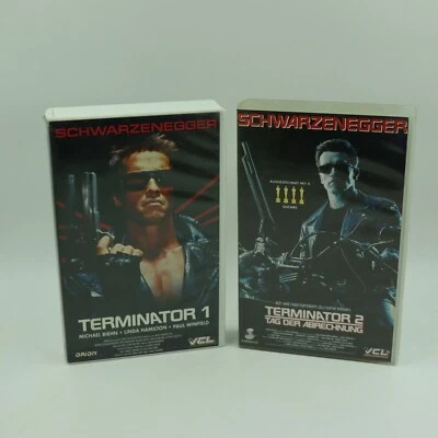 VHS Paket - Terminator 1 & 2 #Arnold Schwarzenegger - Bild 1 von 3