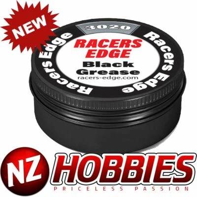 RACER EDGE RCE3020 Black Grease (8ml) in Black Aluminum Tin w/Screw On Lid - Image 1 of 2