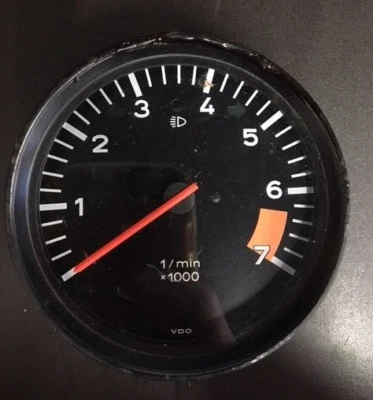 Porsche VDO Tachometer Gauge, # 91164130103 - Image 1 of 2