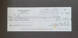 Cheque de fútbol 1998 firmado por Gino Marchetti - Imagen 1 de 3