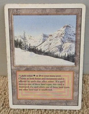 Taiga Revised Edition - Heavily Played - MTG Magic Card - Image 1 of 4