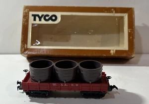 MANTUA HO scale W & A R.R. OLD TIMER WOOD GONDOLA CAR 3 WOODEN WATER TANKS - Picture 1 of 6