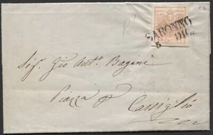 LOMBARDO VENETO - 1856 lettera spedita da Saronno - (19/FM23) - Picture 1 of 1