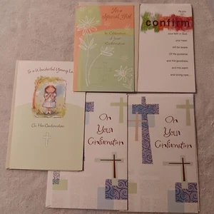 Confirmation Greeting Cards (5) Cards With Envelopes - Picture 1 of 5