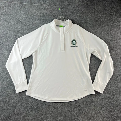 Colorado State Rams Jacket Womens 2XL XXL White CSU Football Nike Ladies * Cover