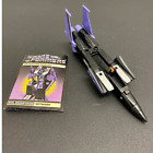 Transformers G1 Skywarp Incomplete with Original Instructional Booklet