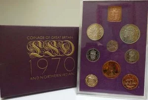 Great Britain Last Pre Decimal Coin Collection 1970 - Picture 1 of 6