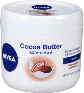 NIVEA Kakaobutter Körpercreme Häute hydratisieren strahlendes Vitamin E 48 Stunden 2 Packungen - Bild 1 von 4