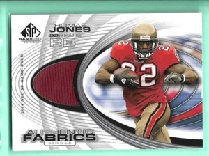 Thomas Jones 2004 UD SP Game Used Authentic Fabrics Buccaneers Bears Cardinals - Picture 1 of 2