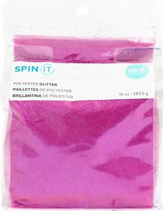 We R Memory Keepers Spin It glitter extra fine 10 oz - rosa caldo - Foto 1 di 1