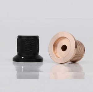 AUDIO VOLUME CONTROL KNOB 30mmx25mm Aluminum Amplifier POTENTIOMETER Knobs DIY - Picture 1 of 8