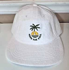 Howler Bros Sunset Palm Terry Strapback Hat Off White Pliable Brim Heed the Call - Picture 1 of 5