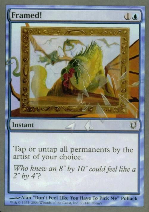 Framed! - Medium Play MTG Unhinged - Image 1 of 1