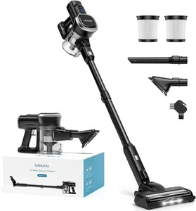 Lubluelu Cordless Vacuum Cleaner, Max 50 Mins Runtime, Stick Black - Picture 1 of 6