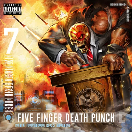 Five Finger Death Punch And Justice for None (CD) Album (UK IMPORT) - Image 1 of 1