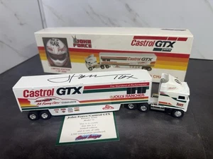 John Force Castrol GTX 1993 Winston World Champion Transporter 1/64 Autographed - Picture 1 of 5