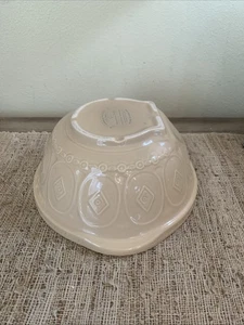 Vtg Cloverleaf T.G. Green Pottery, Furio, 80 oz Bowl Tilt Stand England Beige - Picture 1 of 8