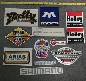 11x Lot "LARGE" Hot Rod Muscle Car Racing Ratrod Vinyl Decals Stickers VP Fuels - Bild 1 von 5