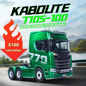 Limited Sale 1:14KABOLITE Scania RC Tractor Truck 770S 100 6WD Differential Lock - Picture 1 of 12
