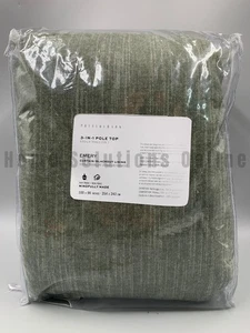 Pottery Barn Emery Linen Blackout Curtain Loden Green 100" x 96" #8905A - Picture 1 of 3