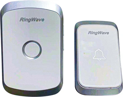 Ringwave Waterproof Wireless Outdoor Doorbell, IP44 Rated, with 300M Range, 1... - image 1 of 4