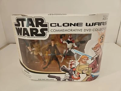 Coleção comemorativa Star Wars animada The Clone Wars Jedi Force pacote com 3 - Imagem 1 de 4