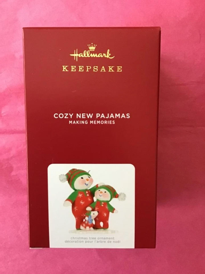 Hallmark Keepsake Ornament 2021 Cozy New Pajamas Making Memories 14th #14 pjs