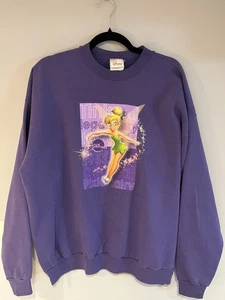 Disney Store Tinkerbell Size XL Crewneck Sweatshirt - Picture 1 of 4