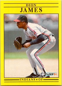 1991 Fleer #371a Dion James - Picture 1 of 2