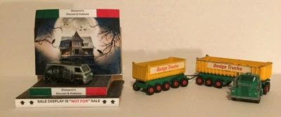 1968 Lesney Ma King Size K16A Dodge Tractor W Twin Tipper Trailer Train - Image 1 of 4