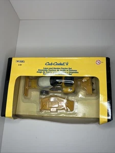 Ertl Cub Cadet Lawn and Garden Tractor Set 1/16 Diecast & Plastic Replica - Picture 1 of 3