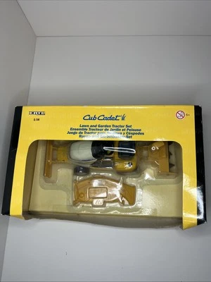 Ertl Cub Cadet Lawn and Garden Tractor Set 1/16 Diecast & Plastic Replica - Image 1 of 3