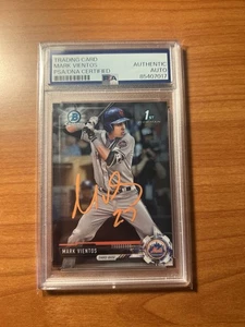 2017 Bowman Draft Chrome Draft Pick Mark Vientos #CDA-MV PSA/DNA signed Card - Picture 1 of 2