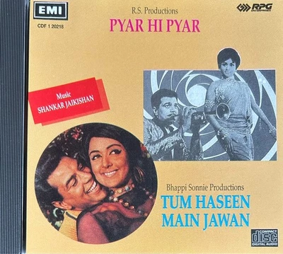 PYAR HI PYAR / TUM HASEEN MAIN JAWAN CD Music: Shankar Jaikishan BOLLYWOOD HINDI - Image 1 of 2