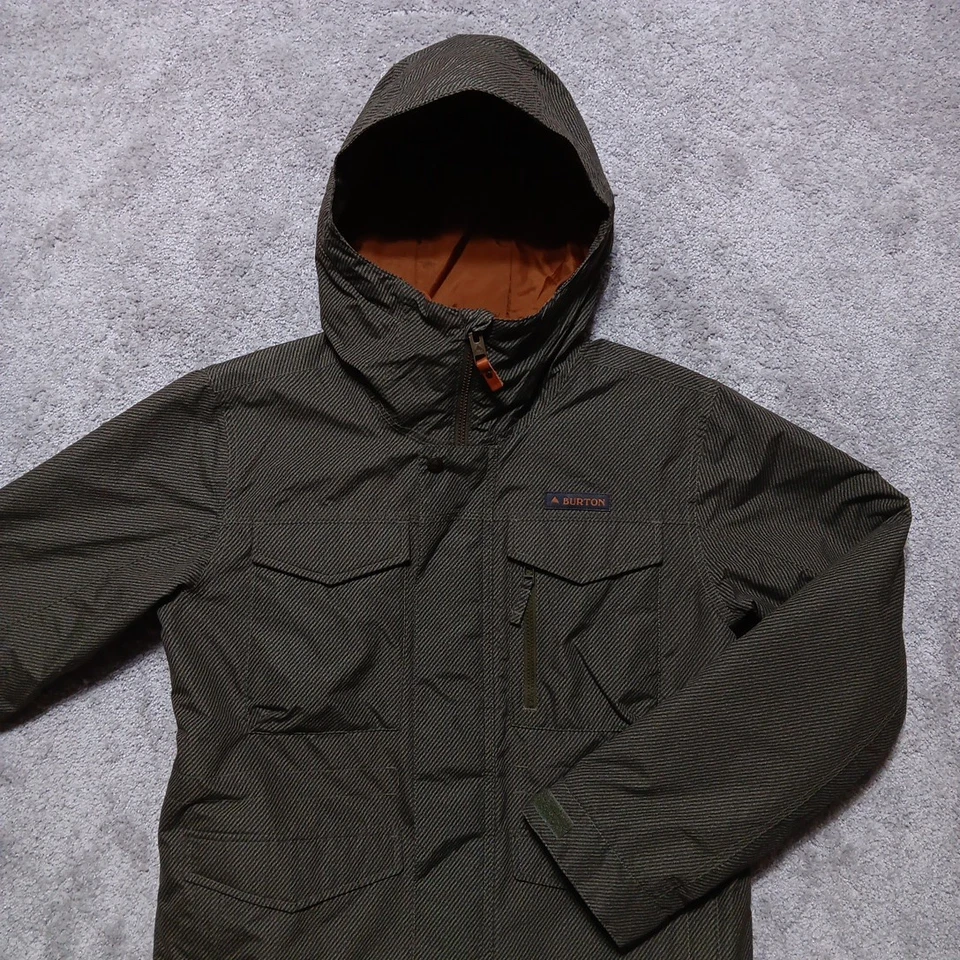 Chaqueta Encubierta Burton Para Hombres Pequeña Verde DryRide Thermolite Snowboard Esquí Nieve Foto 1 de 4