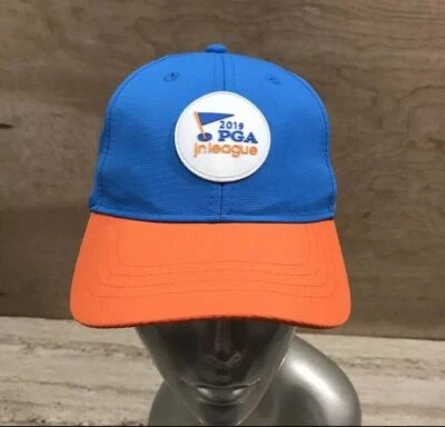 Кепка регулируемая кепка 2019 PGA Jr. League для мальчиков синяя и оранжевая - Изображение 1 из 4