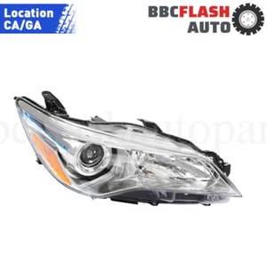 Right Headlamps For 2015-2017 Toyota Camry Headlights Passenger Side RH Halogen - Picture 1 of 12