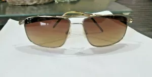 NWT-Sama Sunglasses -Laguna Brushed Gold-Carbon Fiber Accent- Retail $583 - Picture 1 of 5