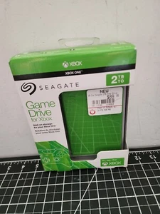 NEW Seagate Game Hard Drive for Xbox One 2TB Green NEW SEALED ! - Picture 1 of 8