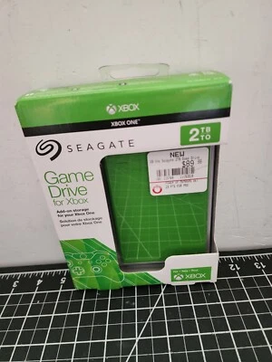 NEW Seagate Game Hard Drive for Xbox One 2TB Green NEW SEALED ! - Image 1 of 4