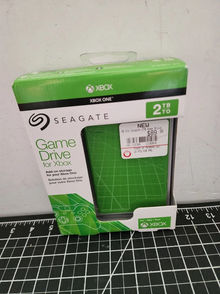 NEW Seagate Game Hard Drive for Xbox One 2TB Green NEW SEALED ! - Image 1 of 4