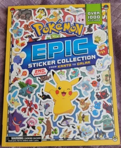 Pokémon Epic Sticker Collection 2nd Edition: from Kanto to Galar by Pikachu... - Foto 1 di 5