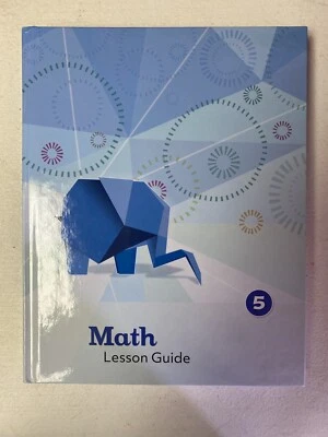K12 Math 5 Lesson Guide Hardcover Book Summit Curriculum School K12 - Image 1 of 4