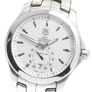 TAG HEUER Link WJF211B Caliber 6 Date Silver Dial Automatic Men's Watch_868202 - Picture 1 of 6