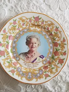 Commemorative QUEEN MOTHER Collectors Plate 1900 - 2002 - Picture 1 of 2